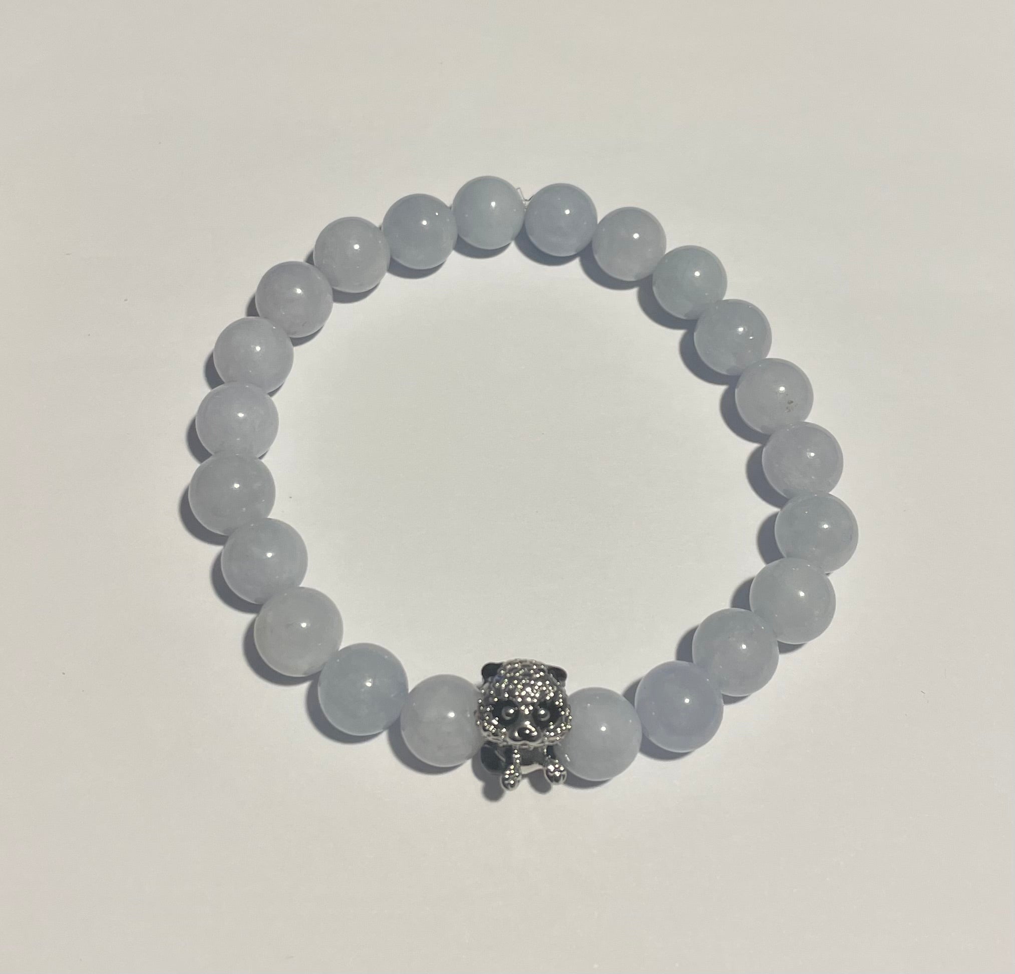 Sky blue panda bracelet